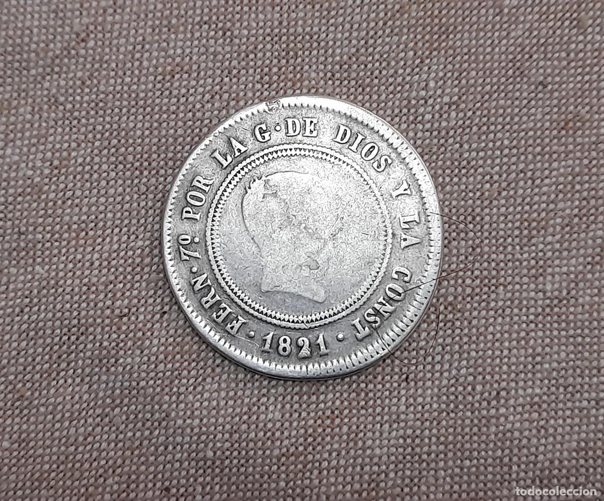 Monedas de Espa&ntilde;a: Fernando VII, 10 Reales 1821