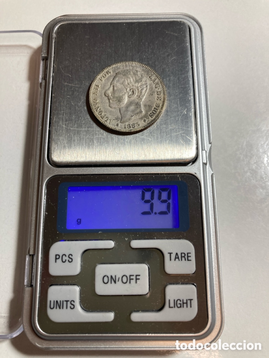 Monedas de Espa&ntilde;a: 2 pesetas 1883. Alfonso XII.