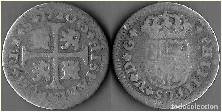 Monedas de Espa&ntilde;a: ESPA&Ntilde;A - REINADO FELIPE V ( 1700 - 1746 ) - 1/2 REAL - FECHA NO LEGIBLE - PLATA