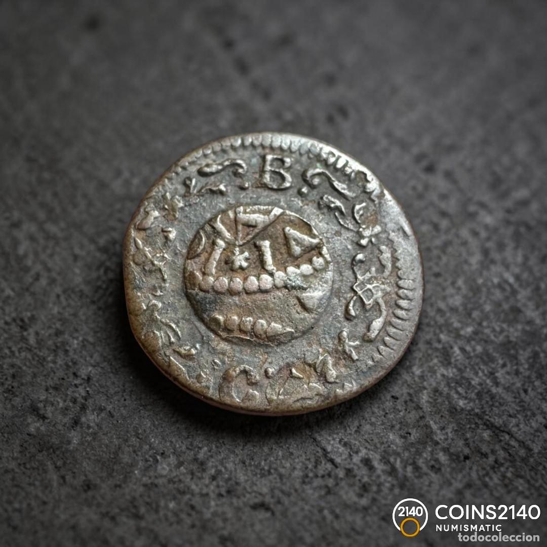 Monedas de Espa&ntilde;a: Carlos III, Pretendiente (1700-1714). Ardit. 1709. Barcelona. (AC-5). 1,56g.