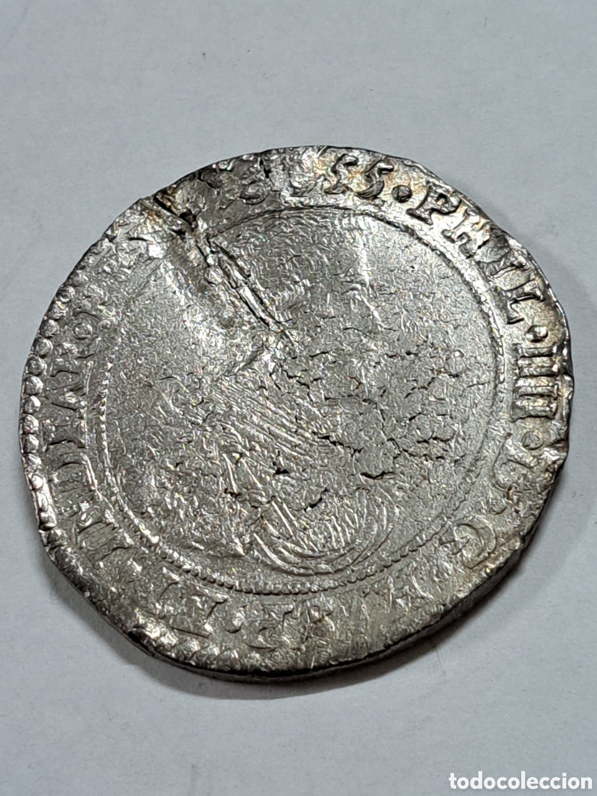 Monedas de Espa&ntilde;a: Ducat&oacute;n de plata reinado de Felipe IV a&ntilde;o 1655 acu&ntilde;ada en Amberes