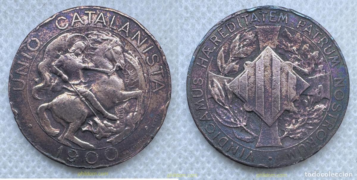 Monedas de Espa&ntilde;a: 5264 ESPA&Ntilde;A 1900 UNIO CATALANISTA 10 CENTIMOS 1900