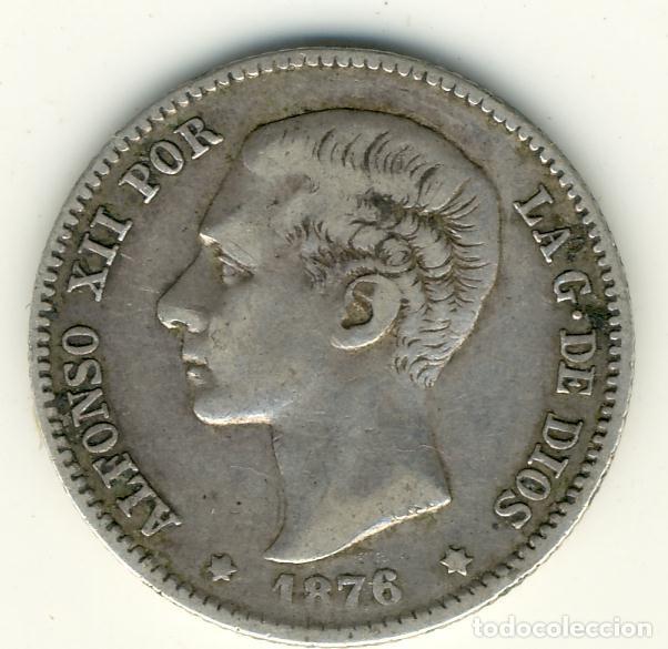 Monedas de Espa&ntilde;a: ALFONSO XII - 1 PESETA 1876