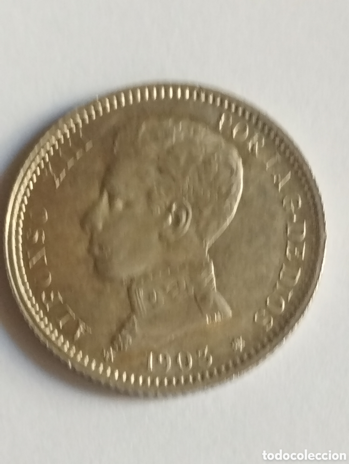 Monedas de Espa&ntilde;a: Excelente moneda de 1 peseta de plata 1903 c&oacute;mo nueva