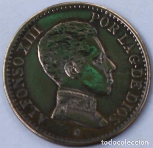 Monedas de Espa&ntilde;a: Moneda de 1 c&eacute;ntimo de Alfonso XIII 1906 - Foto 1