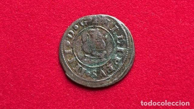 Monedas de Espa&ntilde;a: Felipe IV 16 maravedis 1662, Segovia