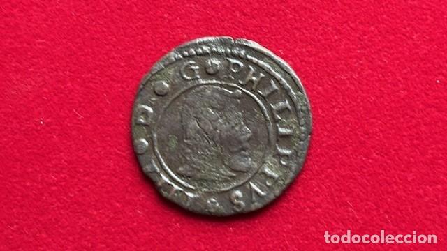 Monedas de Espa&ntilde;a: Felipe IV 16 maravedis 1664, Madrid