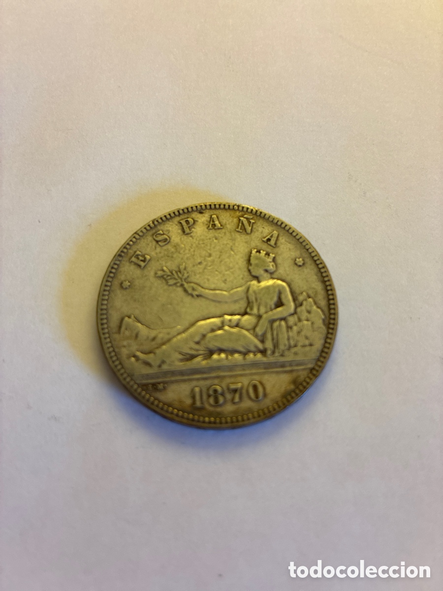 Monedas de Espa&ntilde;a: Moneda de 5 pesetas del Gobierno Provisional
