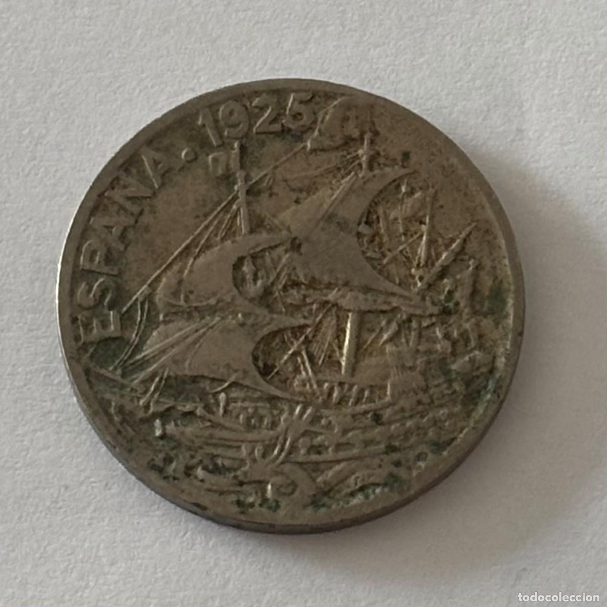 Monedas de Espa&ntilde;a: MONEDA DE 25 C&Eacute;NTIMOS 1925 (FOTO)