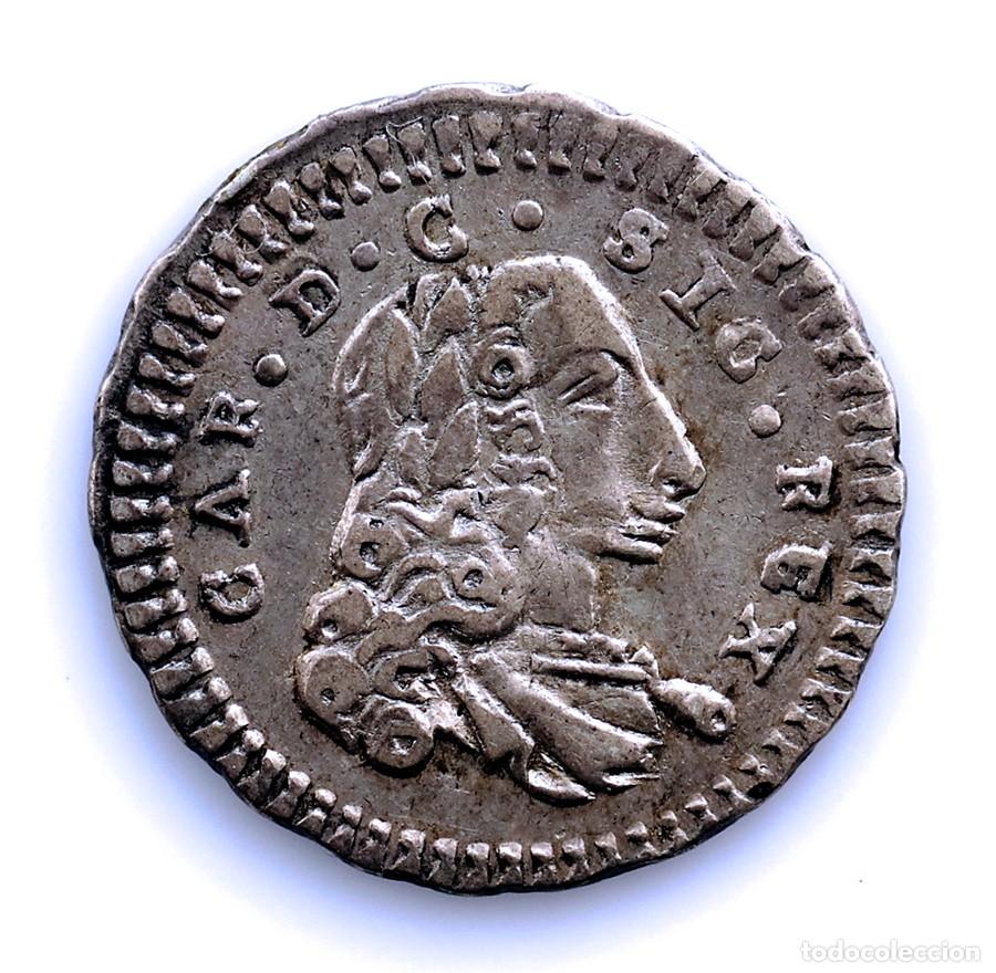 Monedas de Espa&ntilde;a: SC-Carlos III. 1/2 Tari. 1739. Palermo. EBC/EBC- Plata 1,14 g. Escasa