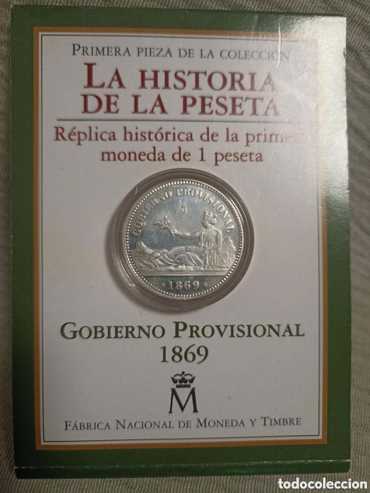 Monedas de Espa&ntilde;a: Replica moneda 1 peseta