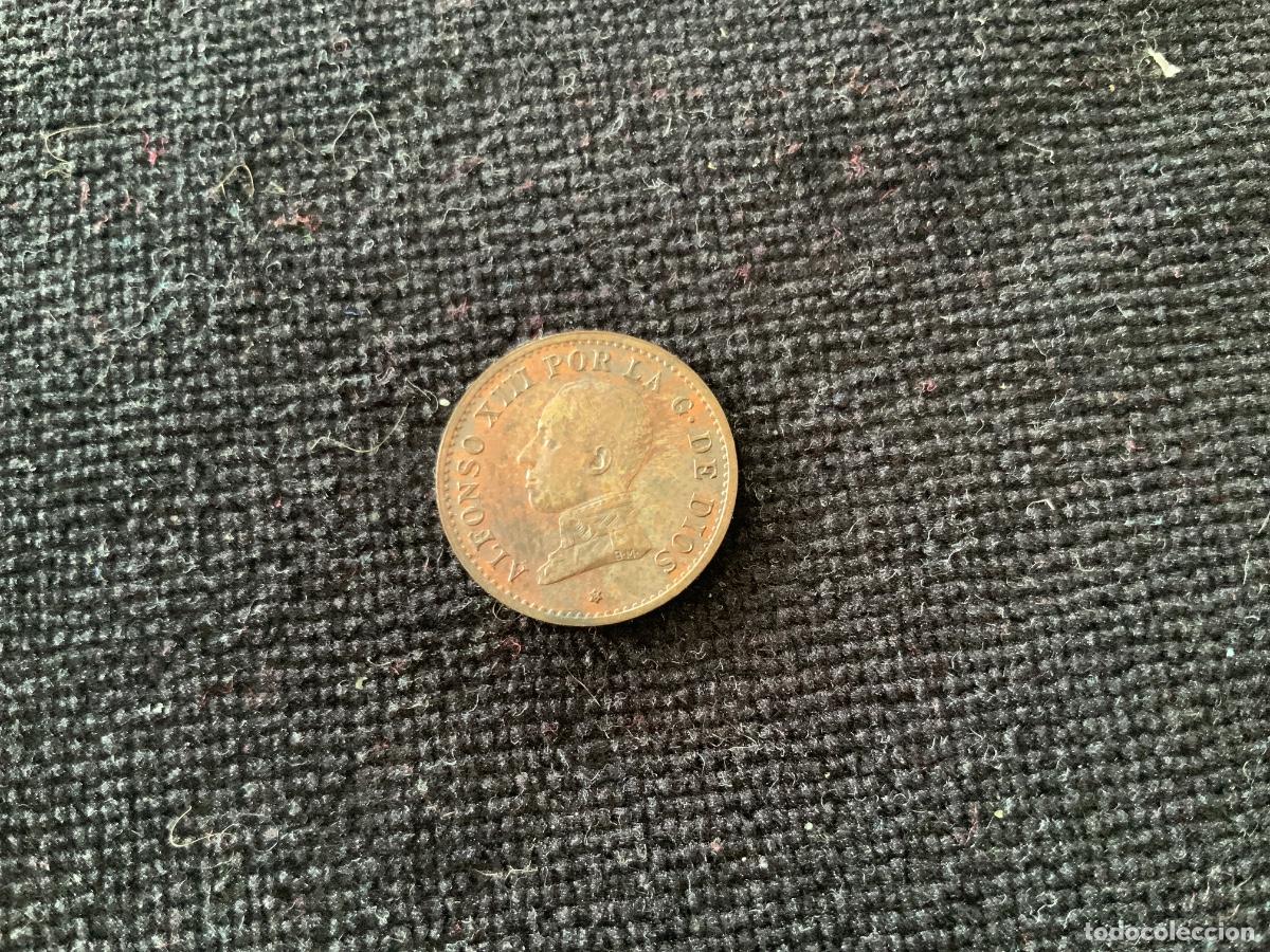 Monedas de Espa&ntilde;a: Moneda de 1 centimo de 1913, Alfonso XIII. 1,06gr. - Foto 5
