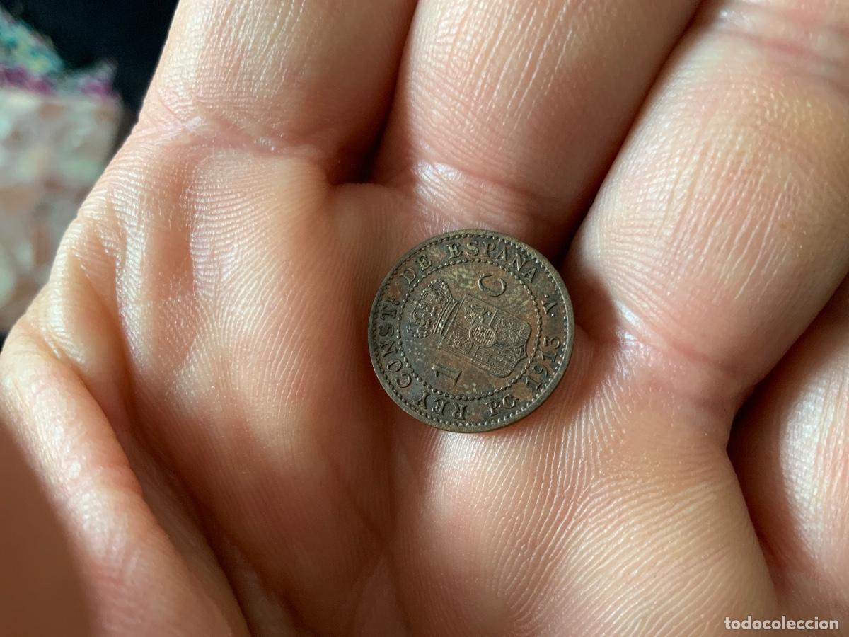 Monedas de Espa&ntilde;a: Moneda de 1 centimo de 1913, Alfonso XIII. 1,06gr. - Foto 6