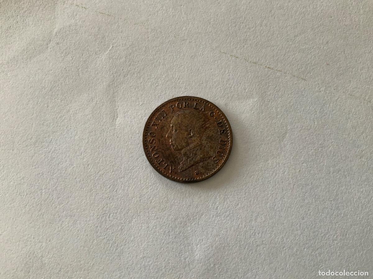 Monedas de Espa&ntilde;a: Moneda de 1 centimo de 1913, Alfonso XIII. 1,06gr. - Foto 7