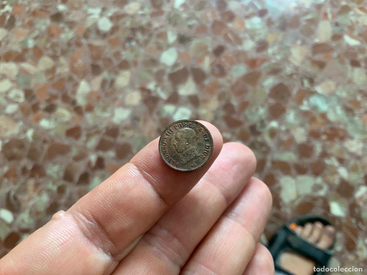 Monedas de Espa&ntilde;a: Moneda de 1 centimo de 1913, Alfonso XIII. 1,06gr. - Foto 9