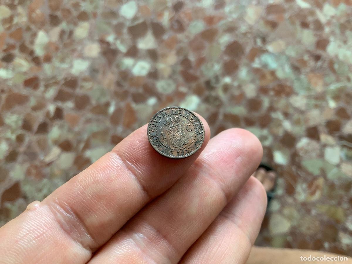 Monedas de Espa&ntilde;a: Moneda de 1 centimo de 1913, Alfonso XIII. 1,06gr. - Foto 10