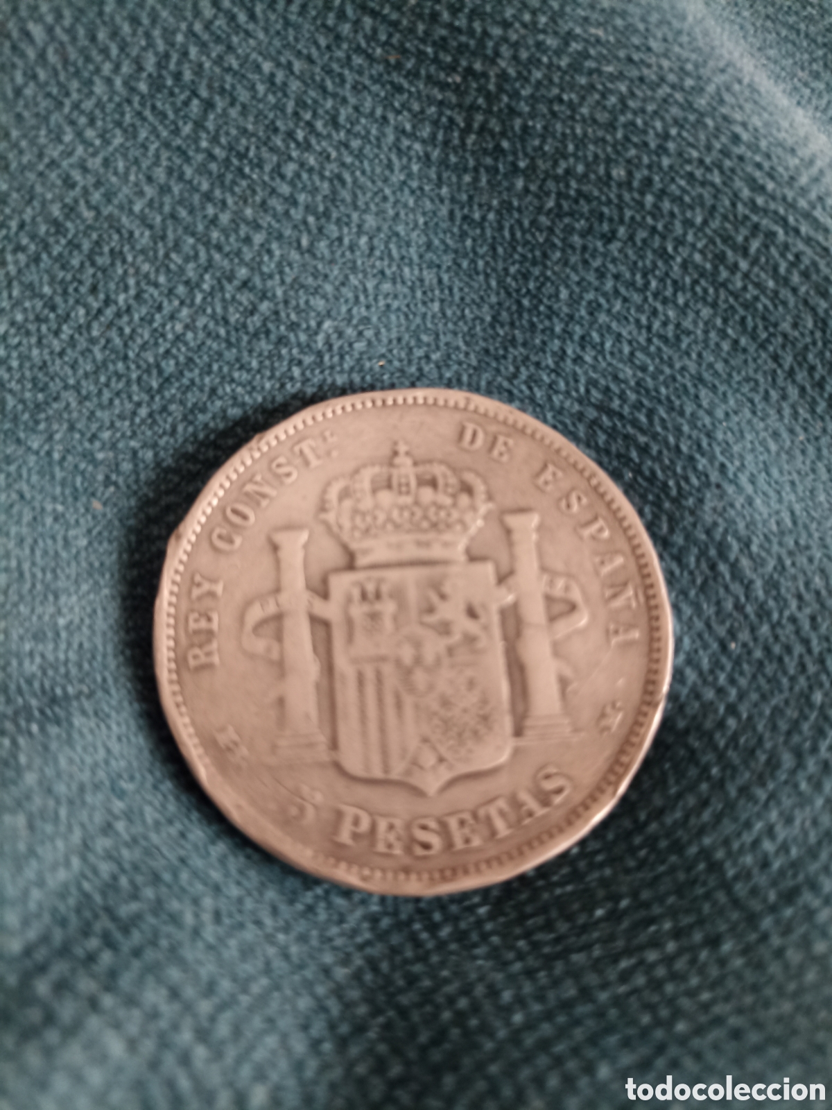 Monedas de Espa&ntilde;a: Moneda Alfonso XII a&ntilde;o 1884 - Foto 2