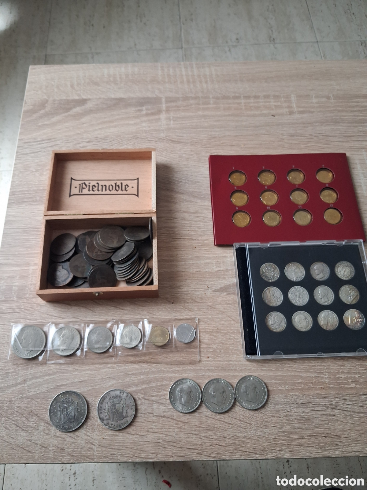 Monedas de Espa&ntilde;a: Magn&iacute;fico lote de monedas variadas