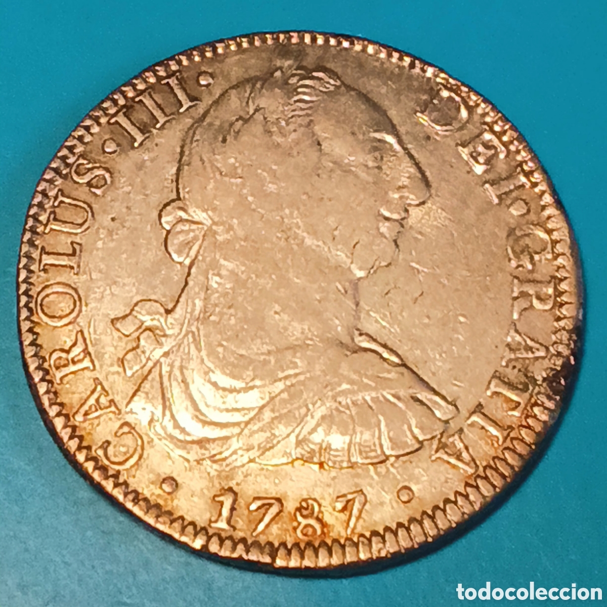 Monedas de Espa&ntilde;a: CARLOS III 8 REALES PLATA 1787 MEXICO FM BONITO EJEMPLAR