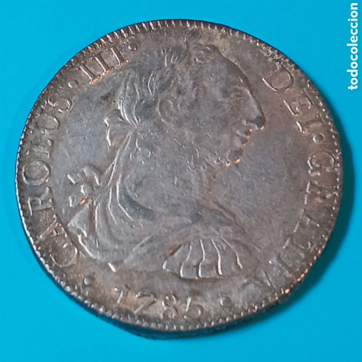 Monedas de Espa&ntilde;a: CARLOS III 8 REALES PLATA 1785 MEXICO FM BONITO EJEMPLAR