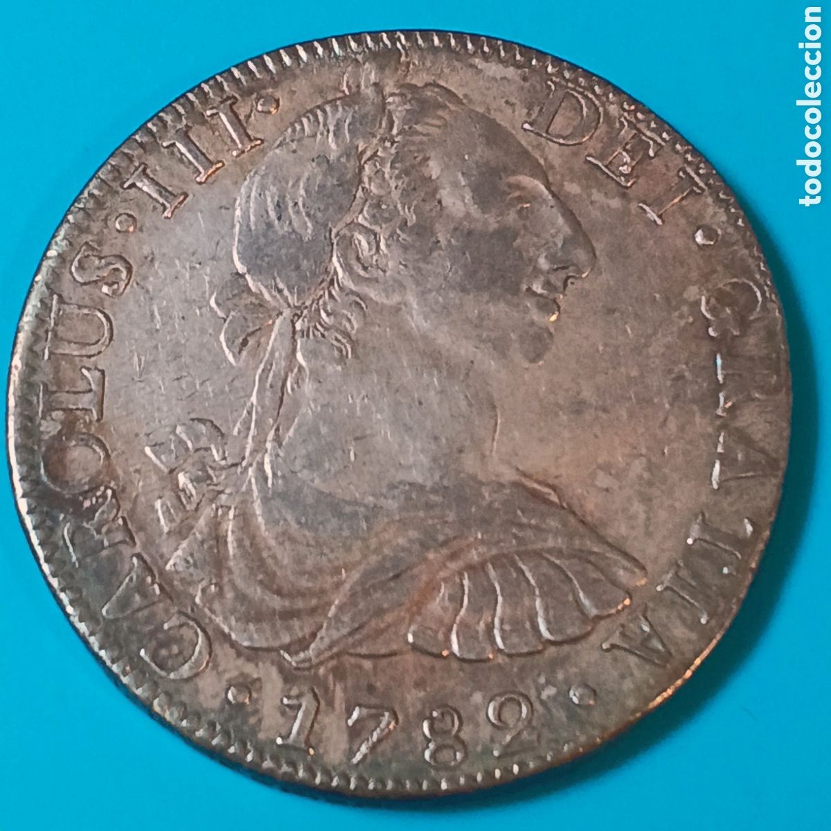 Monedas de Espa&ntilde;a: CARLOS III 8 REALES PLATA 1782 MEXICO FF BONITO EJEMPLAR