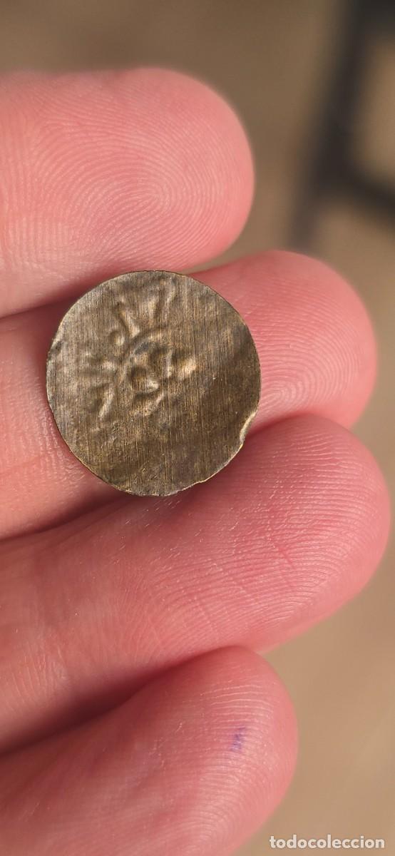 Monedas de Espa&ntilde;a: Reus. dinero 1709. Moneda incusa