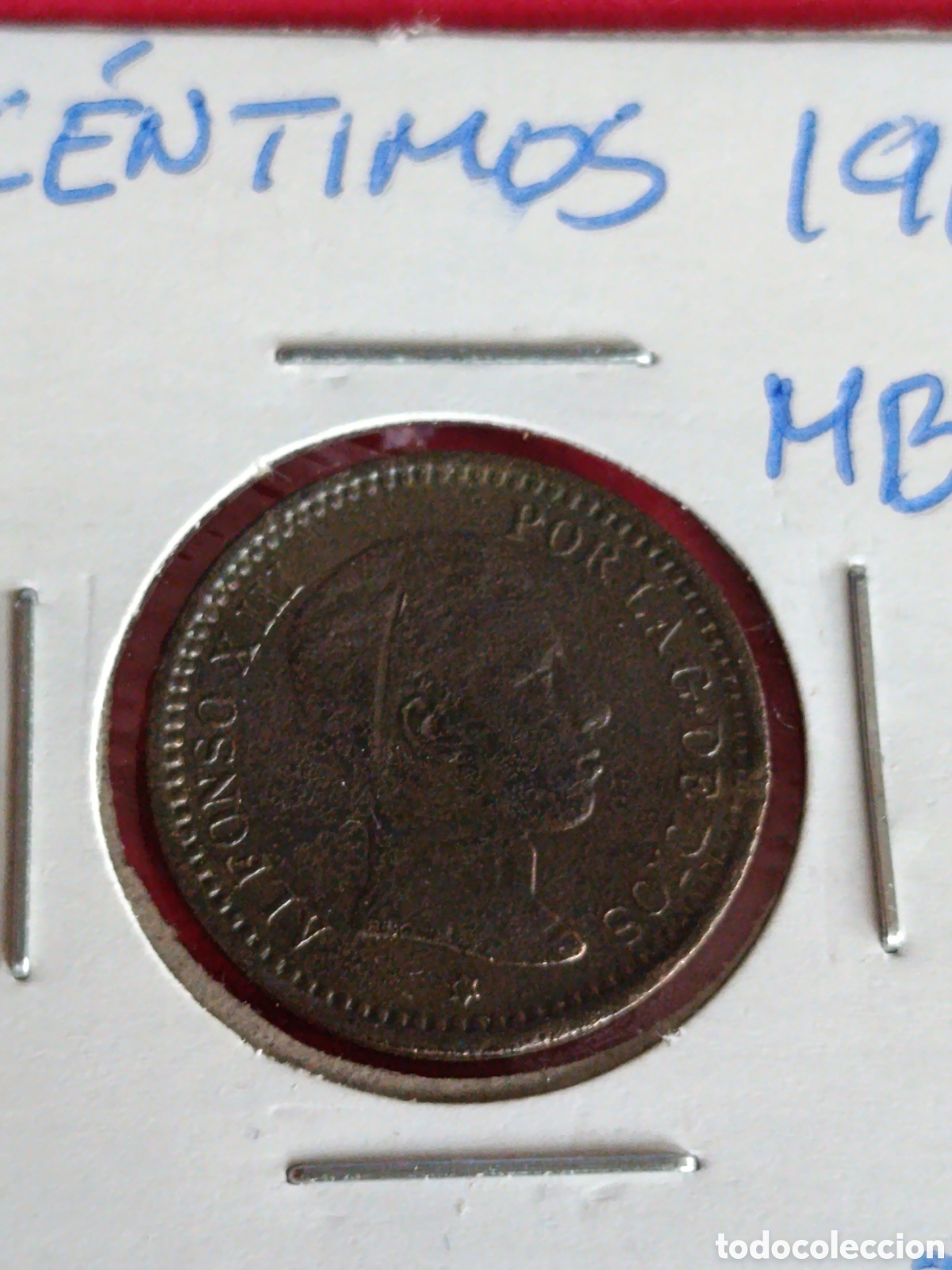 Monete da Spagna: ALFONSO XIII. 2 C&Eacute;NTIMOS DE 1905*05* MBC-