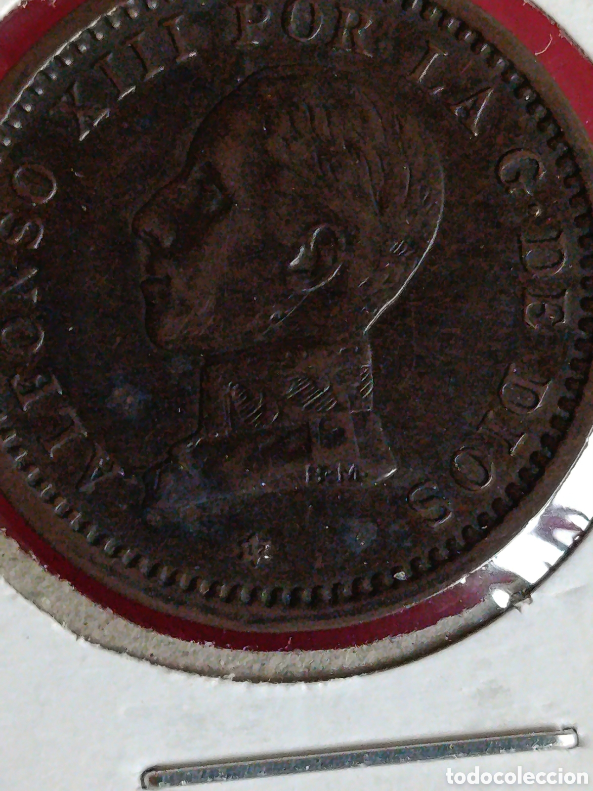 Monedas de Espa&ntilde;a: ALFONSO XIII. 2 C&Eacute;NTIMOS DE 1912*12* MBC+ - Foto 3