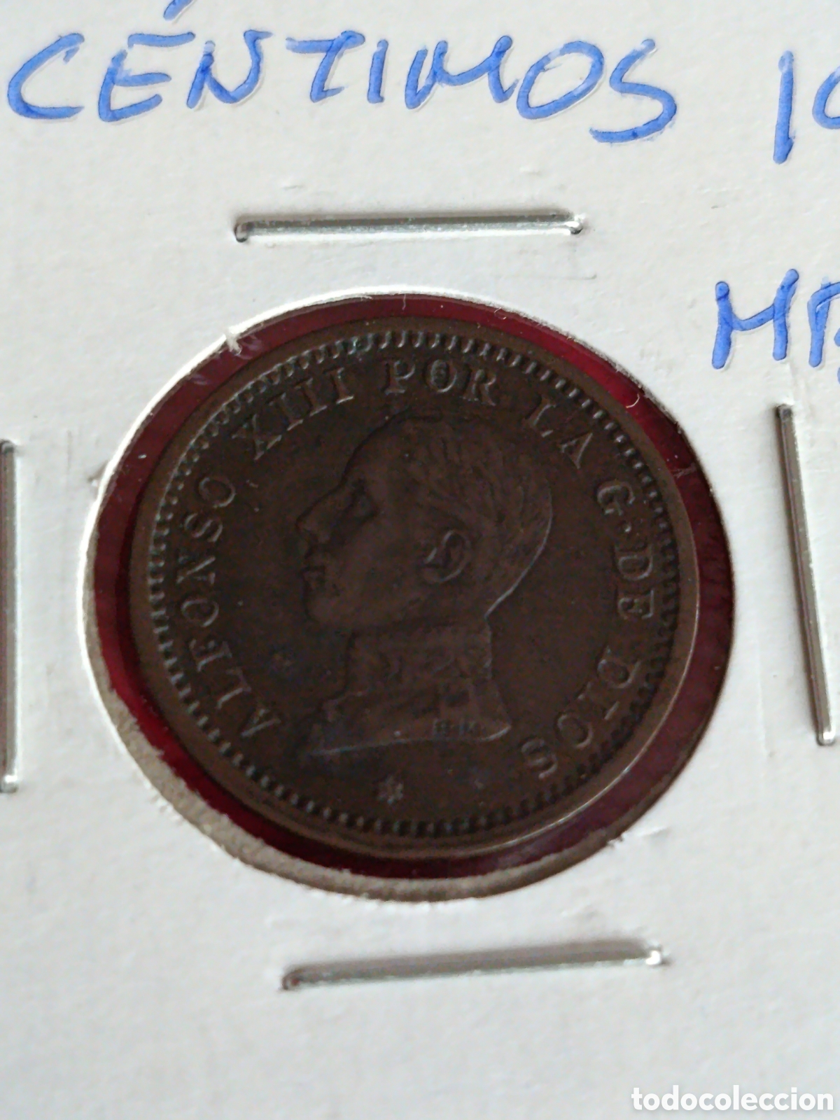 Monedas de Espa&ntilde;a: ALFONSO XIII. 2 C&Eacute;NTIMOS DE 1912*12* MBC+ - Foto 1