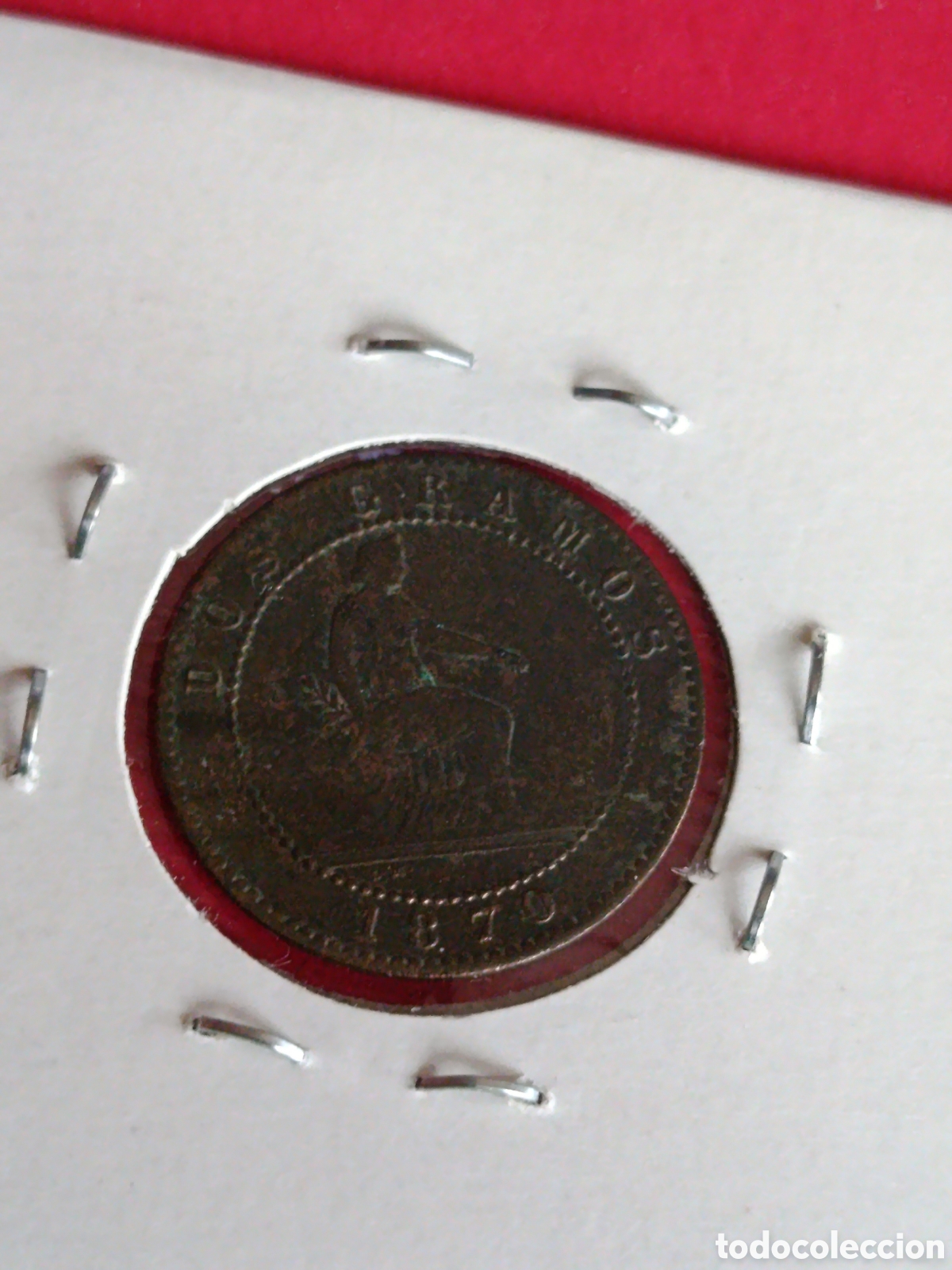 Monedas de Espa&ntilde;a: GOBIERNO PROVISIONAL. 2 C&Eacute;NTIMOS YDE 1870. MBC+ - Foto 2