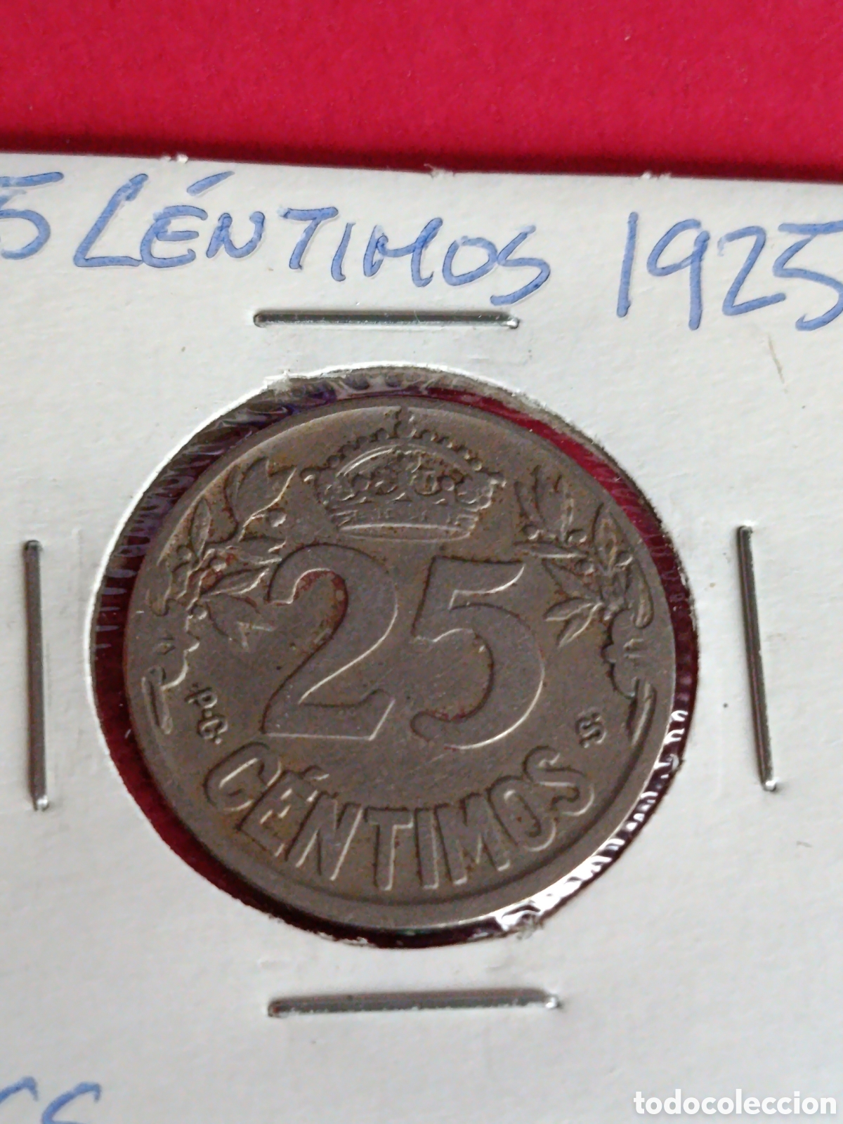 Monedas de Espa&ntilde;a: ALFONSO XIII. 25 C&Eacute;NTIMOS DE 1925. - Foto 1