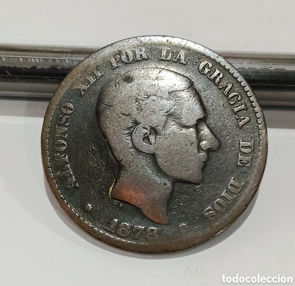 Monedas de Espa&ntilde;a: Moneda 10 C&eacute;ntimos Alfonso XII 1878