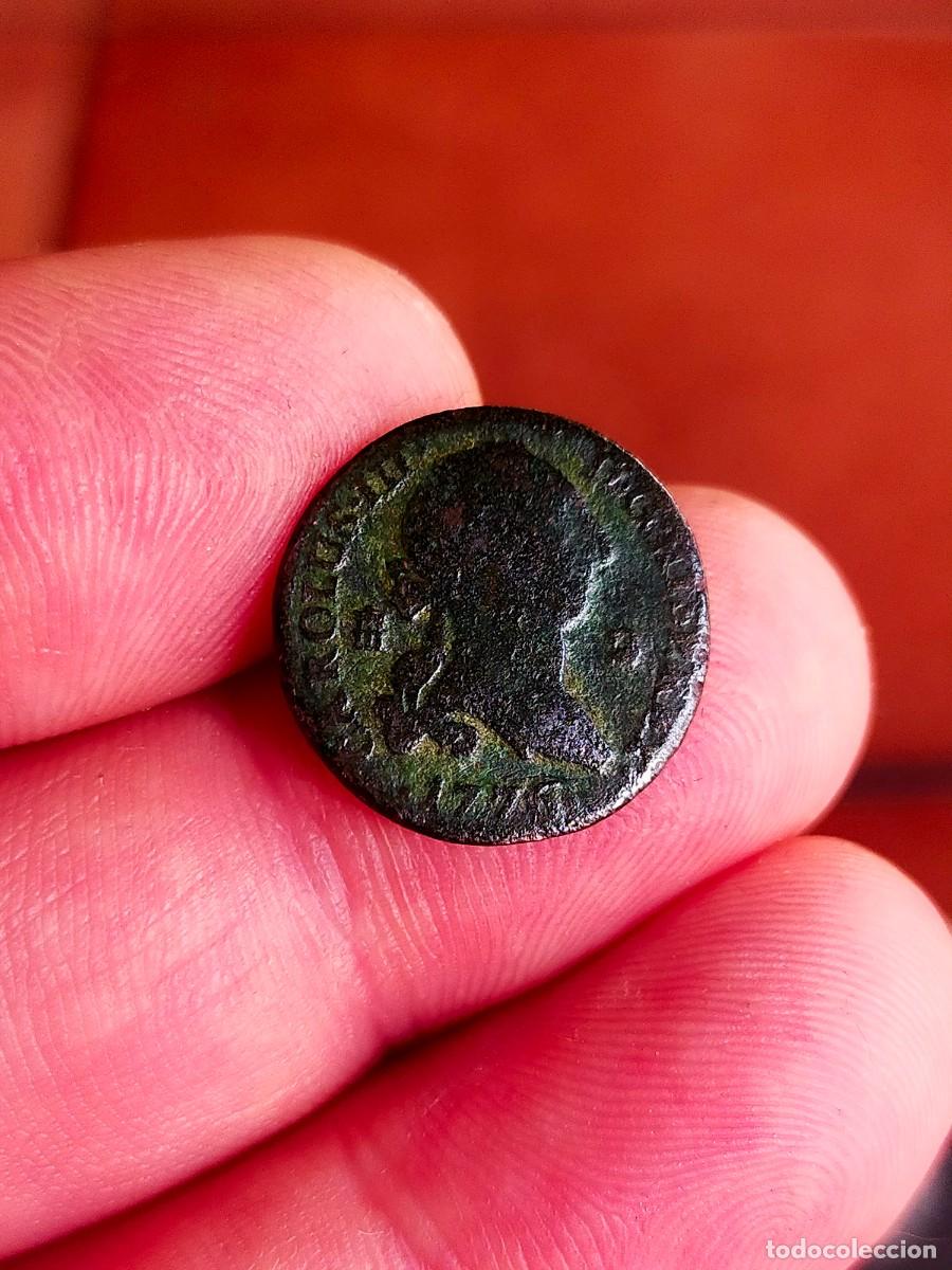 Monedas de Espa&ntilde;a: MONEDA DE 2 DOS MARAVEDIES MARAVEDIS CARLOS III 1776 CECA SEGOVIA ESPA&Ntilde;A BUENA CONSERVACION
