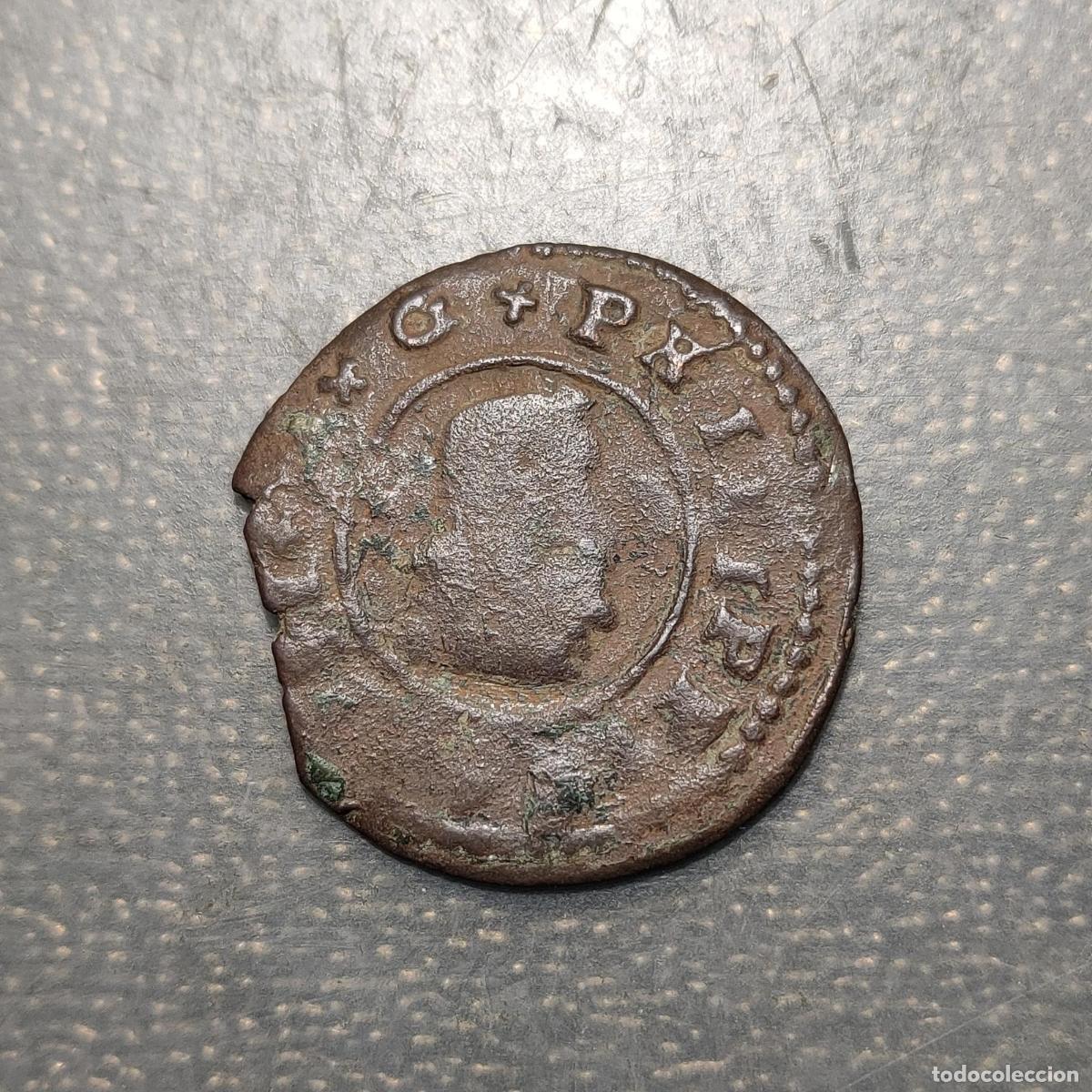 Monedas de Espa&ntilde;a: FALSA DE EPOCA ESPA&Ntilde;A CORDOBA FELIPE IV 16 MARAVEDIS 1664 FALSA DE EPOCA