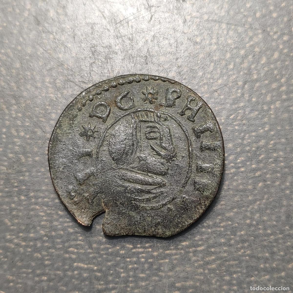 Monedas de Espa&ntilde;a: FALSA DE EPOCA ESPA&Ntilde;A MADRID FELIPE IV 16 MARAVEDIS FALSA DE EPOCA