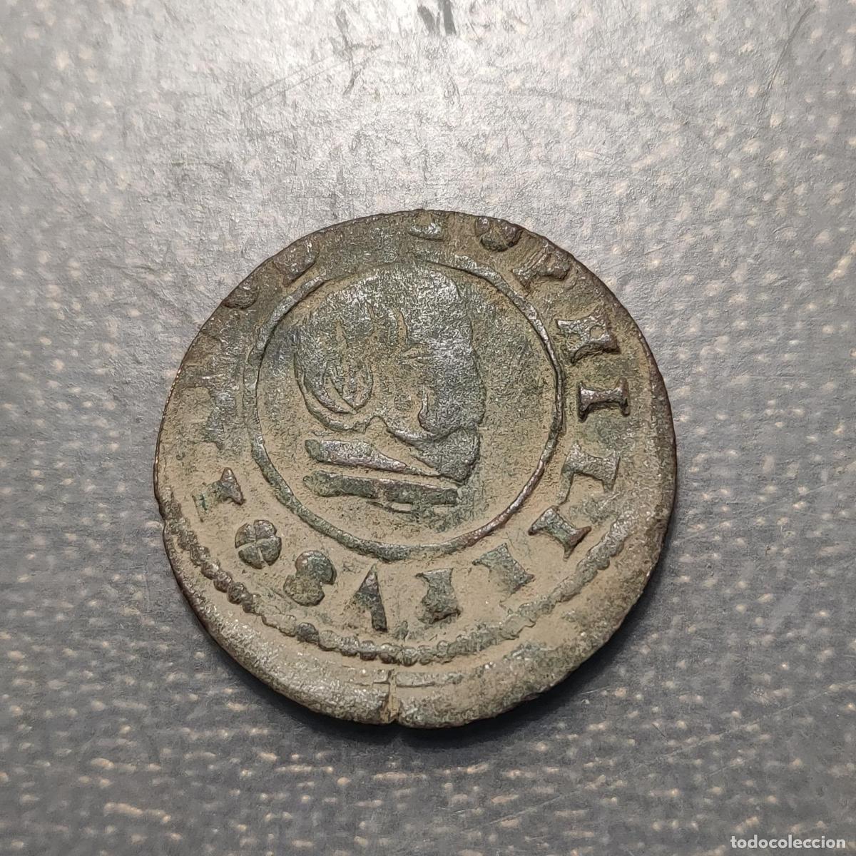 Monedas de Espa&ntilde;a: FALSA DE EPOCA ESPA&Ntilde;A MADRID FELIPE IV 16 MARAVEDIS 1663 (S) FALSA DE EPOCA