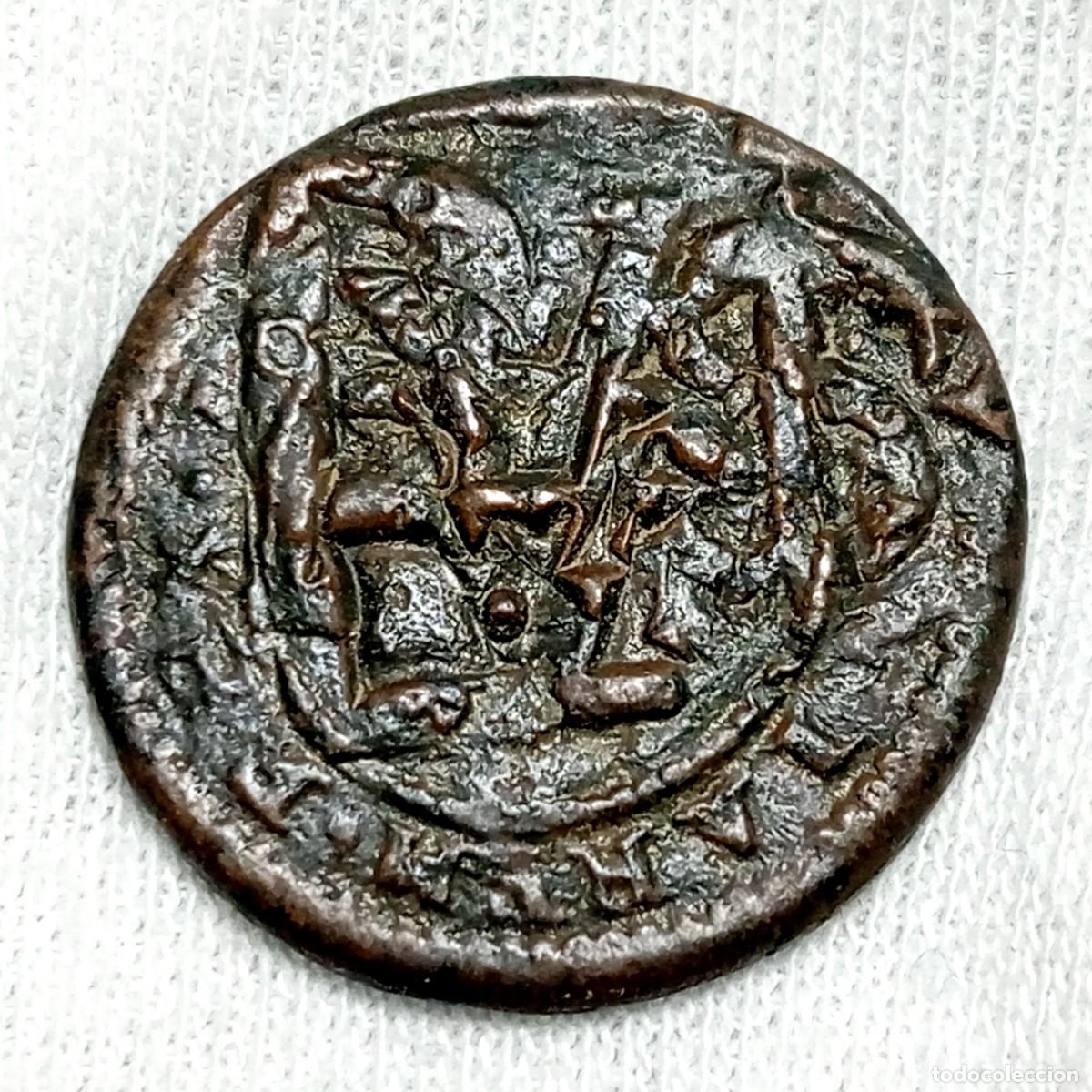 Monedas de Espa&ntilde;a: ⚜️ BBE0 1. ESCASA. Felipe IV. Reacu&ntilde;acion a 2 maraved&iacute;s sobre 4 del Ingenio de Felipe III. 3,19 g
