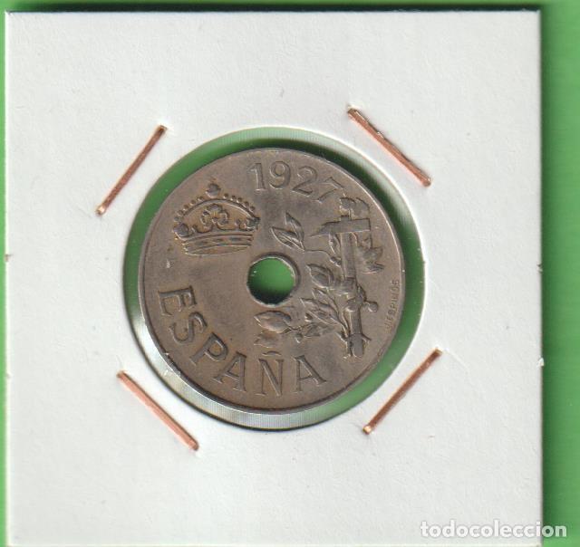 Monedas de Espa&ntilde;a: MONEDAS - ALFONSO XIII - 25 C&Eacute;NTIMOS 1927 - PG-33 - (MBC)