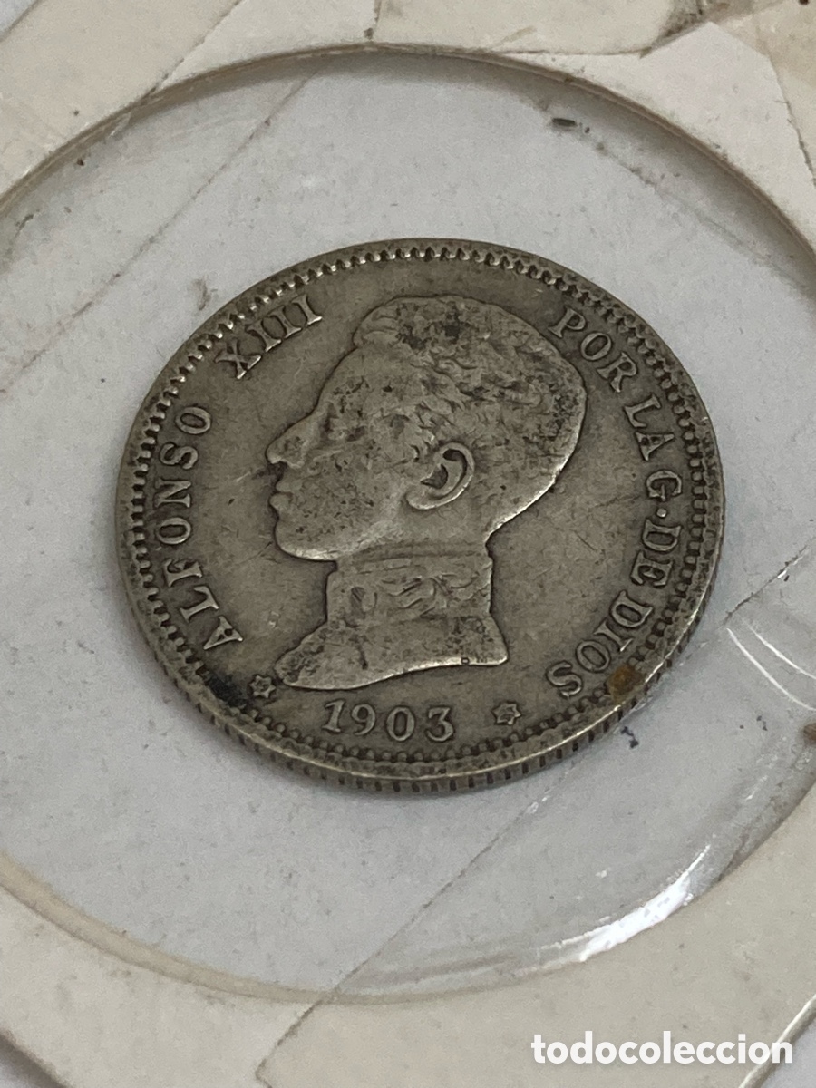 Monedas de Espa&ntilde;a: Moned de Una peseta 1903