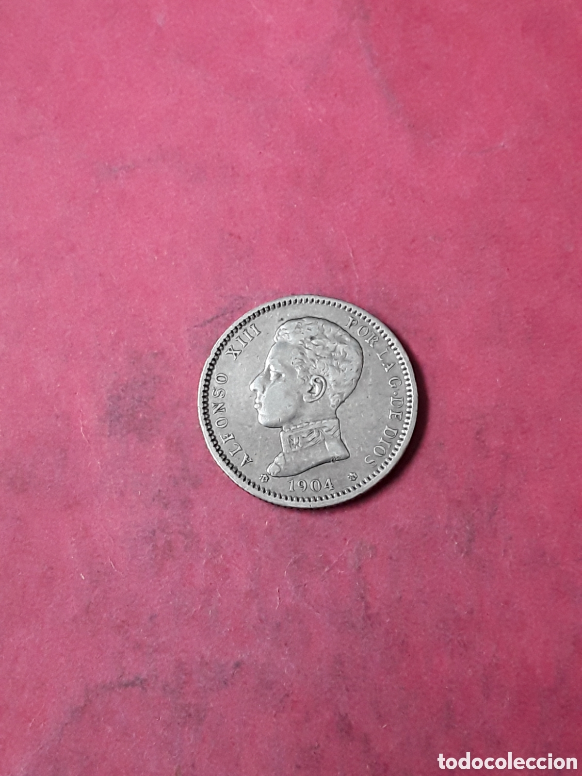Monedas de Espa&ntilde;a: 1 PESETA 1904 ALFONSO XIII PLATA