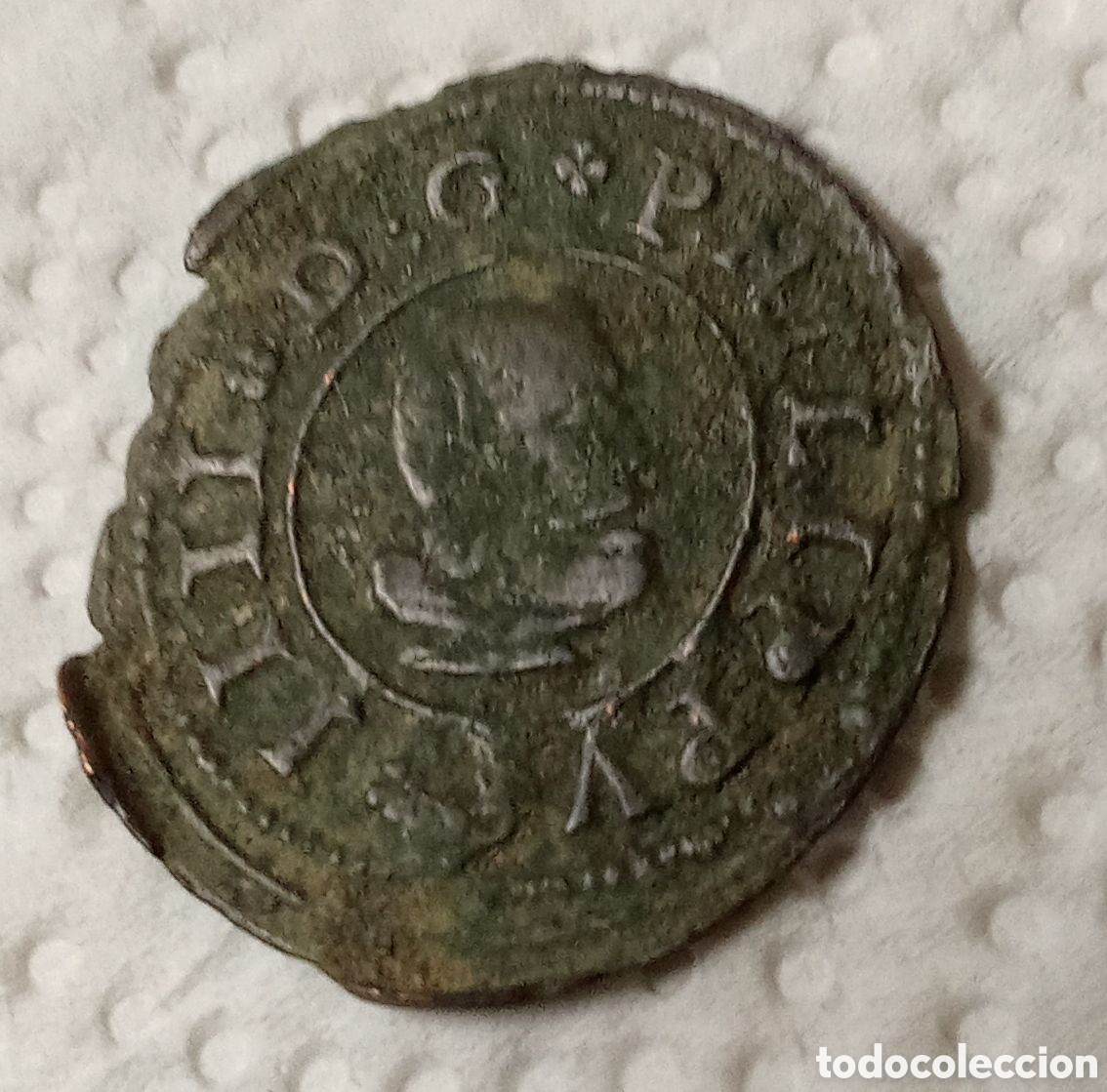 Monedas de Espa&ntilde;a: MONEDA DE FELIPE III DIECIS&Eacute;IS MARAVED&Iacute;S