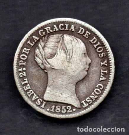 Monedas de Espa&ntilde;a: ISABEL II - 1 REAL de PLATA - 1852 MADRID