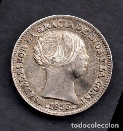 Monedas de Espa&ntilde;a: ISABEL II - 1 REAL de PLATA - 1853 BARCELONA