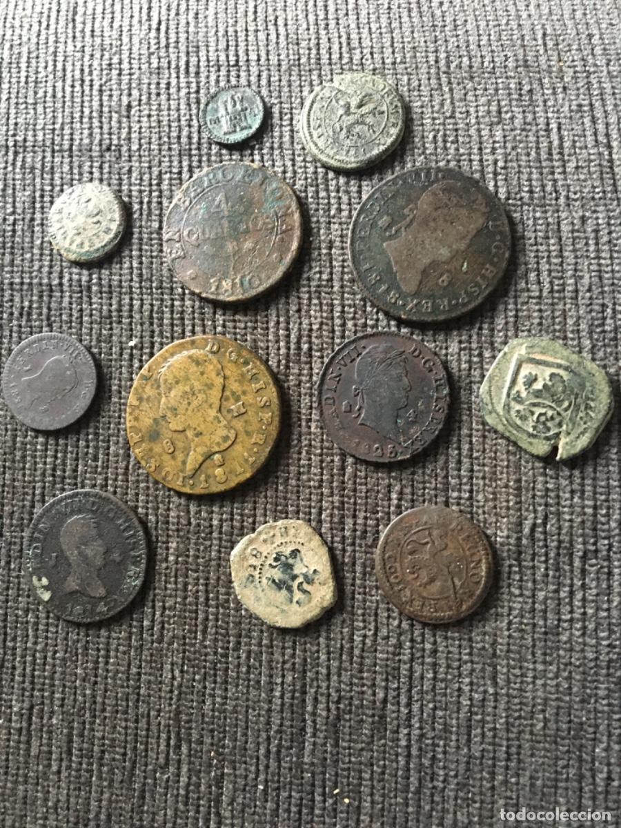 Monedas de Espa&ntilde;a: 12 monedas espa&ntilde;a variadas