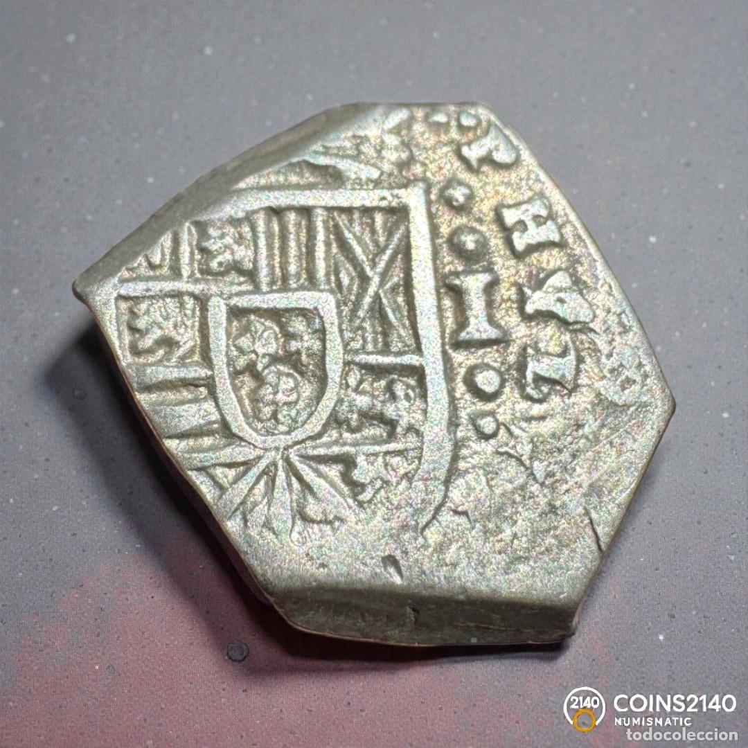 Monedas de Espa&ntilde;a: Felipe V (1700-1746). 1 Real. 1707/6. Madrid. (AC-Nocita/Unlisted). (Jarabo-Sanahuja-I41). 2,95g.