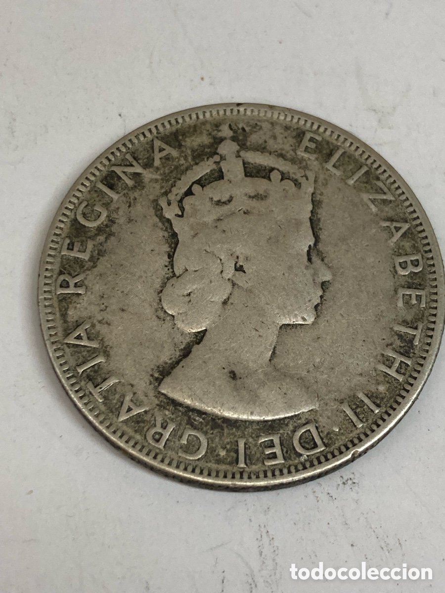Monedas de Espa&ntilde;a: Moneda de plata 1 Crown 1964