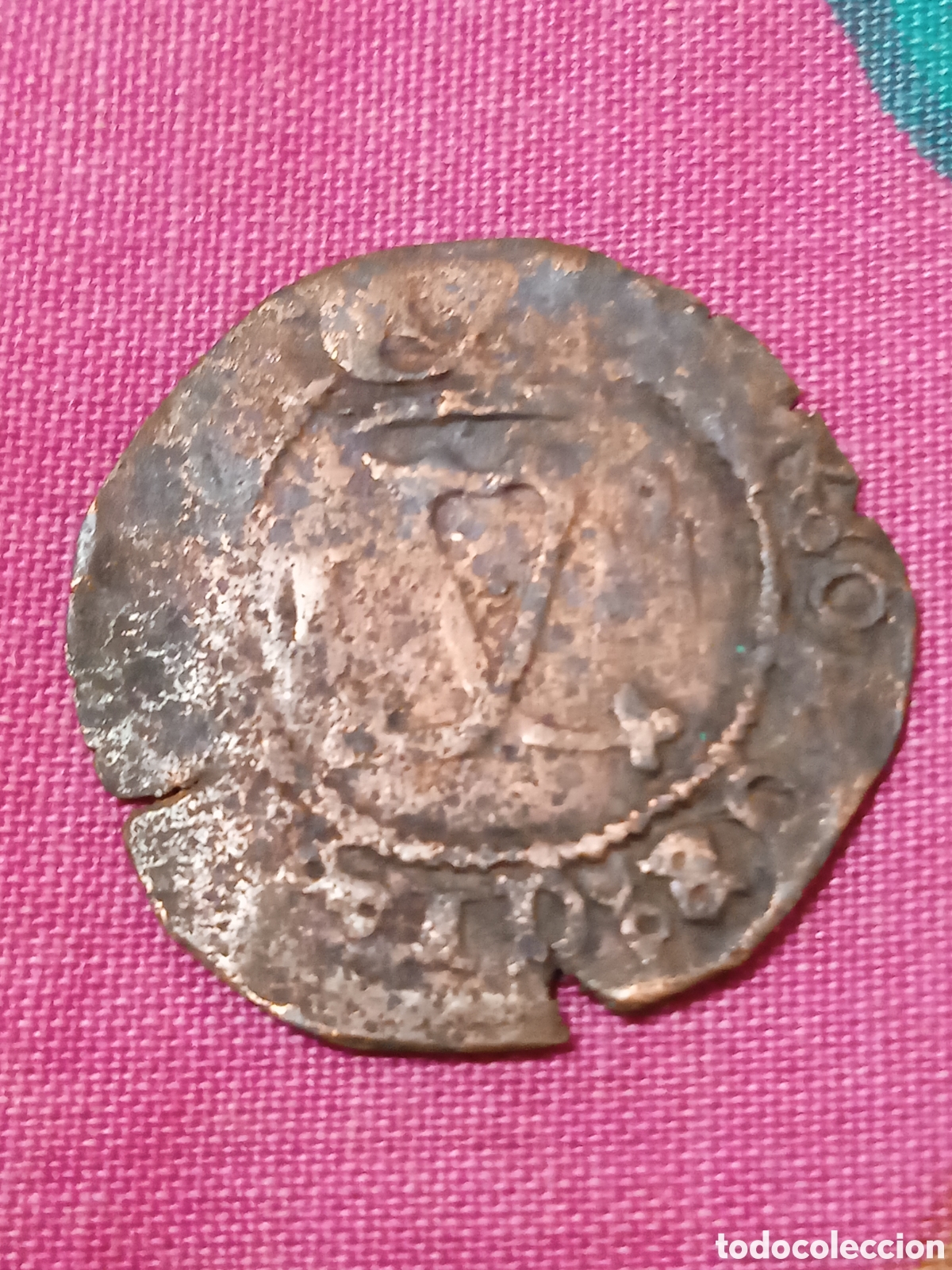 Monedas de Espa&ntilde;a: X- CUATRO MARAVED&Iacute;S JUANA LA LOCA Y CARLOS I CECA SANTO DOMINGO