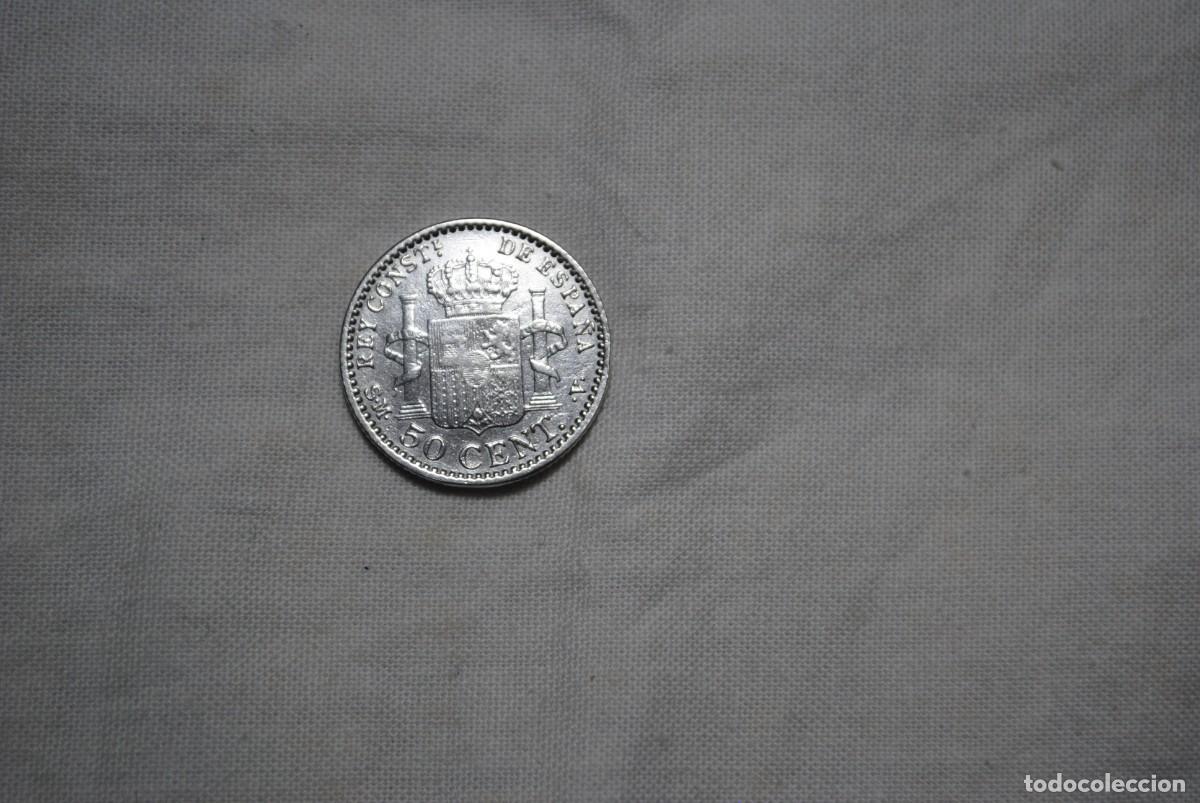 Monedas de Espa&ntilde;a: 50 CENTIMOS 1900 , ALFONSO XIII - Foto 2