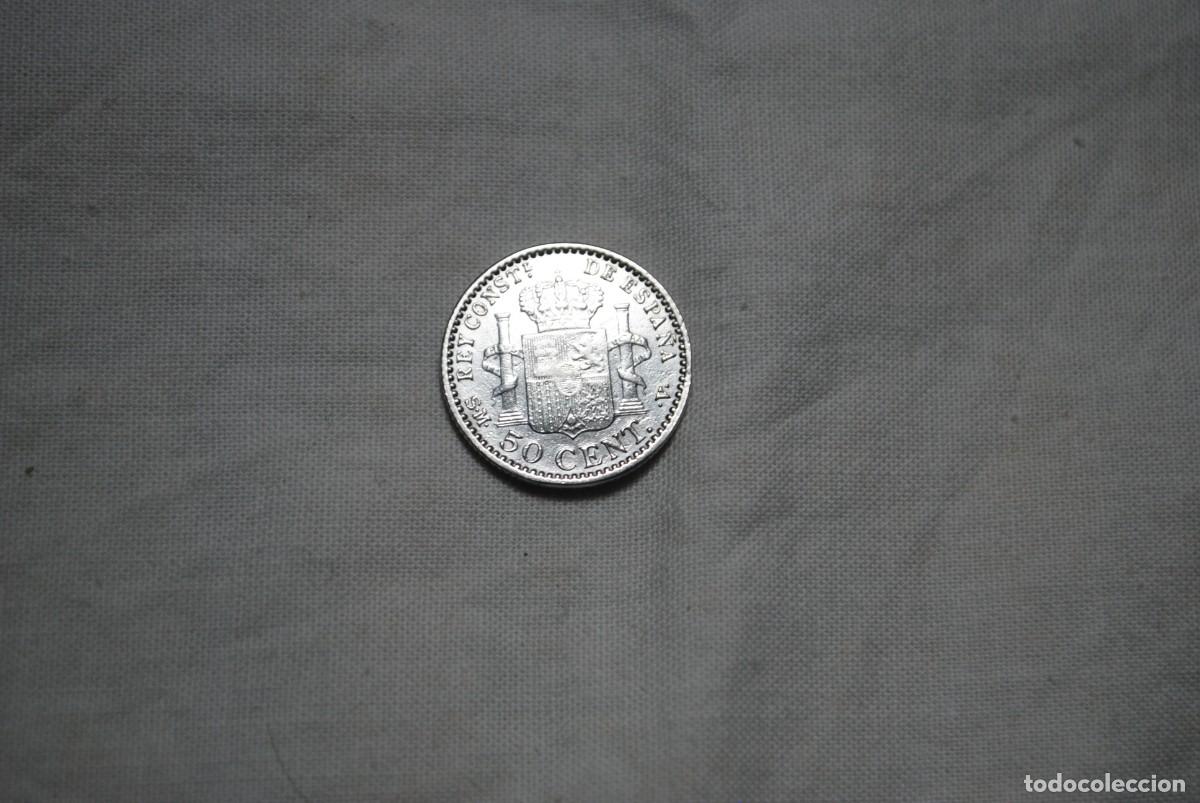 Monedas de Espa&ntilde;a: 50 CENTIMOS 1900 , ALFONSO XIII - Foto 4