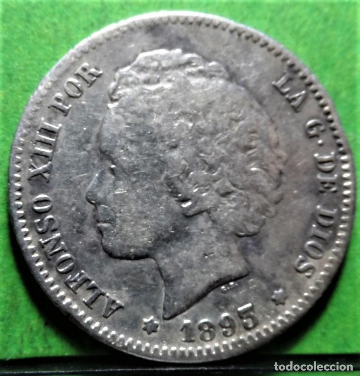 Monedas de Espa&ntilde;a: ALFONSO XIII, 5 Pesetas, 1883, Ag